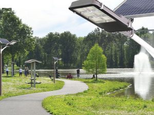 Đèn Led năng lượng mặt trời HSBC-300W - Ảnh 8