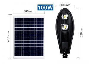 Đèn Led năng lượng mặt trời HSCl-100W - Ảnh 4