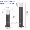 ĐÈN LED SÂN VƯỜN PHA LÊ HASOCO MODEL HSNTS-005