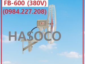 Quạt treo công nghiệp chống cháy nổ FB-600 Hiroko điện áp 380V