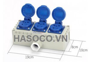 ổ cắm phích cắm điện phòng chống cháy nổ 4 đầu cắm