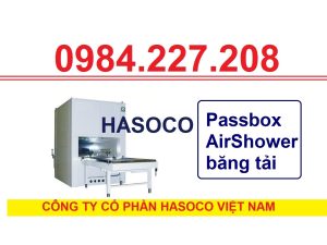 Pass box Air shower băng tải đảm bảo độ sạch trong kho nhờ bộ lọc HEPA