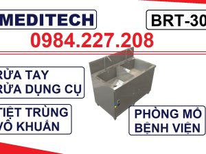 Bồn rửa tay y tế Meditech Model BRT-302 sản xuất tại Việt Nam và được bảo hành tận tình chu đáo