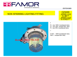 Đèn LED chống cháy nổ Model OZ4286 FAMOR