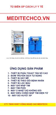 Khả năng cách ly điện của biến áp cách ly y tế phòng mổ